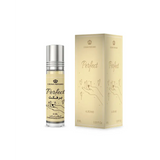 Perfect cpo 6ml al rehab concentrated perfume oil in clear glass roll-on bottle with silver cap and cream-colored box