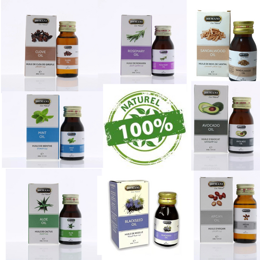 Premium Natural Oil Set – 8 x 30ml – Black Seed Rosemary Avocado Clove Aloe, - Health & Beauty:Natural & Alternative