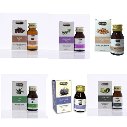 Premium Natural Oil Set – 8 x 30ml – Black Seed Rosemary Avocado Clove Aloe, - Health & Beauty:Natural & Alternative