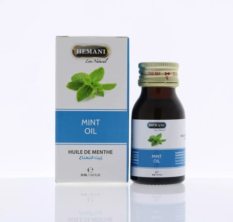 Premium Natural Oil Set – 8 x 30ml – Black Seed Rosemary Avocado Clove Aloe, - Mint Oil زيت النعناع - Health &