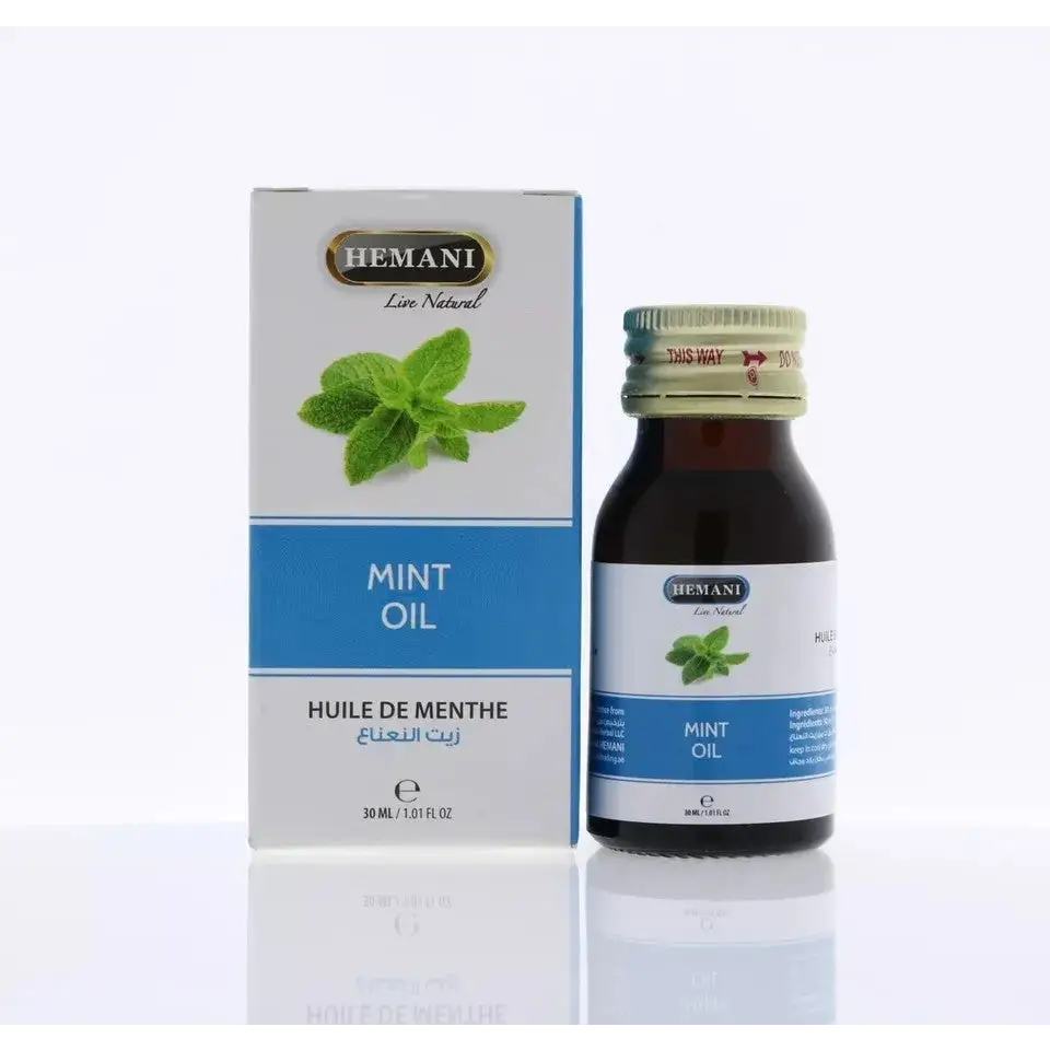 Premium Natural Oil Set – 8 x 30ml – Black Seed Rosemary Avocado Clove Aloe, - Mint Oil زيت النعناع - Health &
