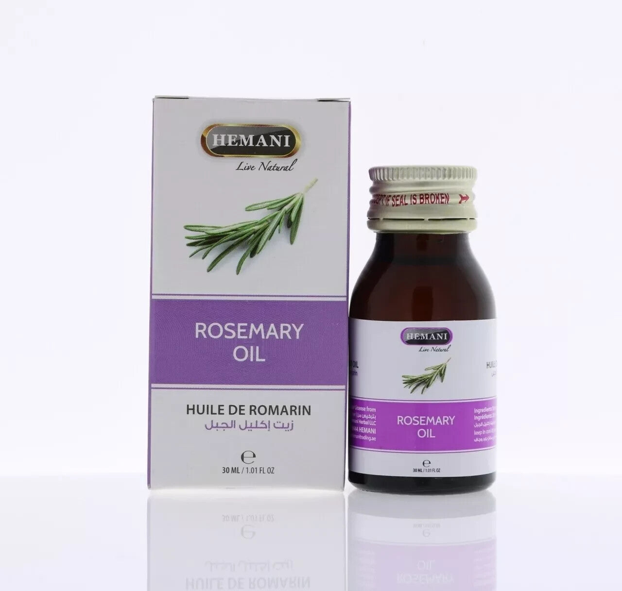 Premium Natural Oil Set – 8 x 30ml – Black Seed Rosemary Avocado Clove Aloe, - Rosmary Oil زيت اكليل الجبل - Health &