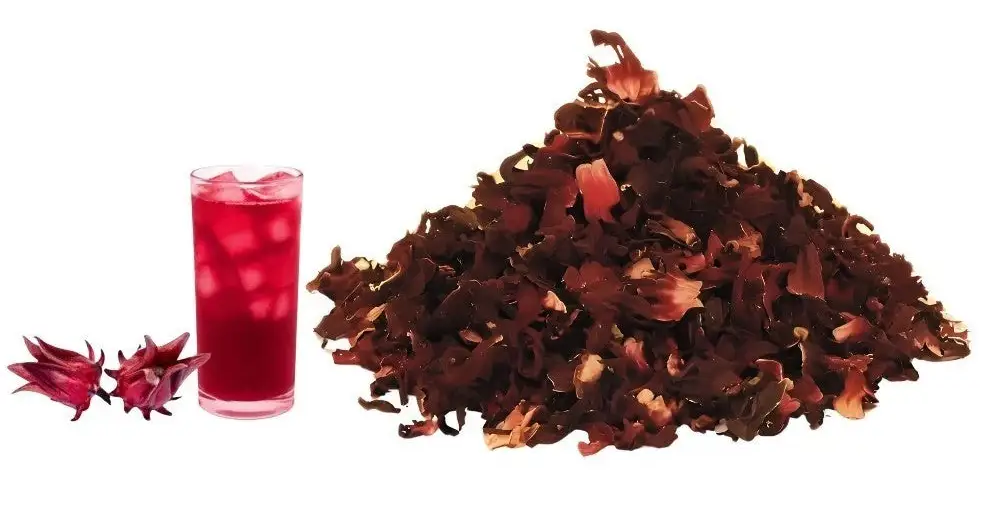 100g Organic Hibiscus Loose Flowers – premium herbal tea from Sudan. Antioxidant-rich, tangy flavour. Perfect for hot tea & iced drinks. Packed in UK.