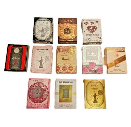 Premium Pack Oud Collection Mini Perfume Set (20ml Each) by Ard Al Zaafaran - Health & Beauty:Fragrances:Unisex