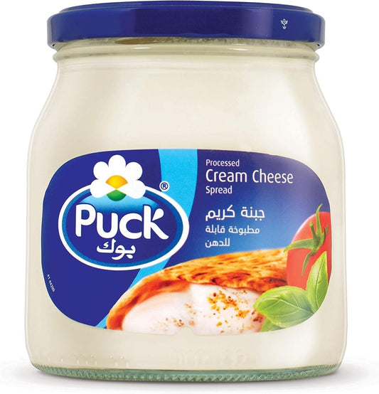 Puck Cream Cheese Spread 500g Jar – Natural Creamy Fresh – Free UK Delivery - Collectables:Kitchen & Home:Dinnerware &