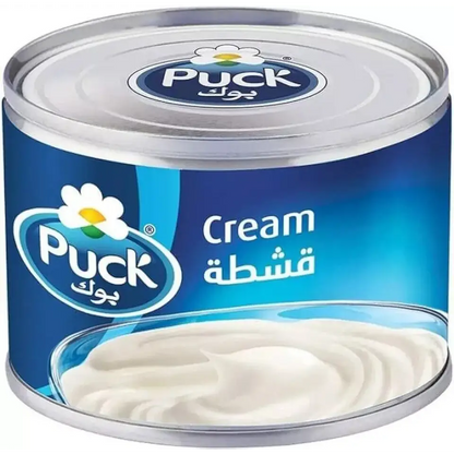 Puck Sterilized Cream قشطة بوك – 170g Cans – 4x 6x 12x Packs – Pure & Natural - Home Furniture & DIY:Food &