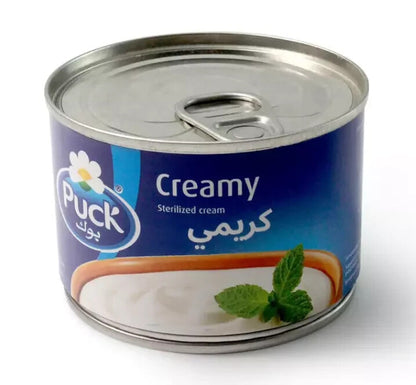 Puck Sterilized Cream قشطة بوك – 170g Cans – 4x 6x 12x Packs – Pure & Natural - Home Furniture & DIY:Food &