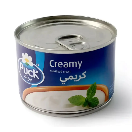 Puck Sterilized Cream قشطة بوك – 170g Cans – 4x 6x 12x Packs – Pure & Natural - Home Furniture & DIY:Food &
