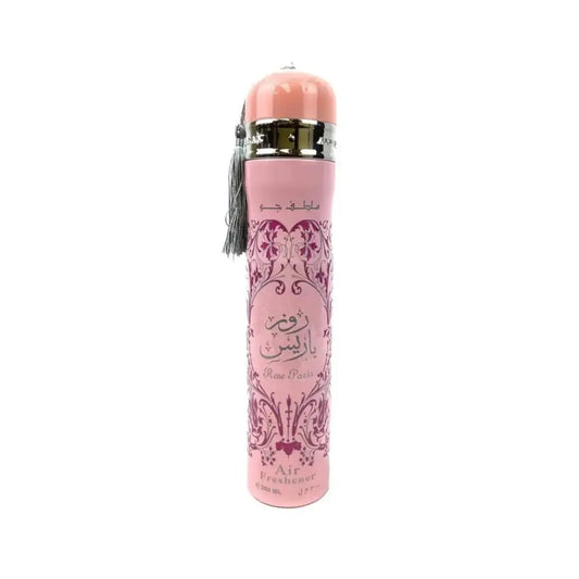 Rose Paris air freshener by Ard Al Zafraan, pink with purple florals