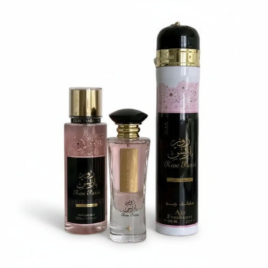 Ard Al Zaafaran Rose Paris Night Collection 3 Piece Gift Set – عطر روز باريس نايت