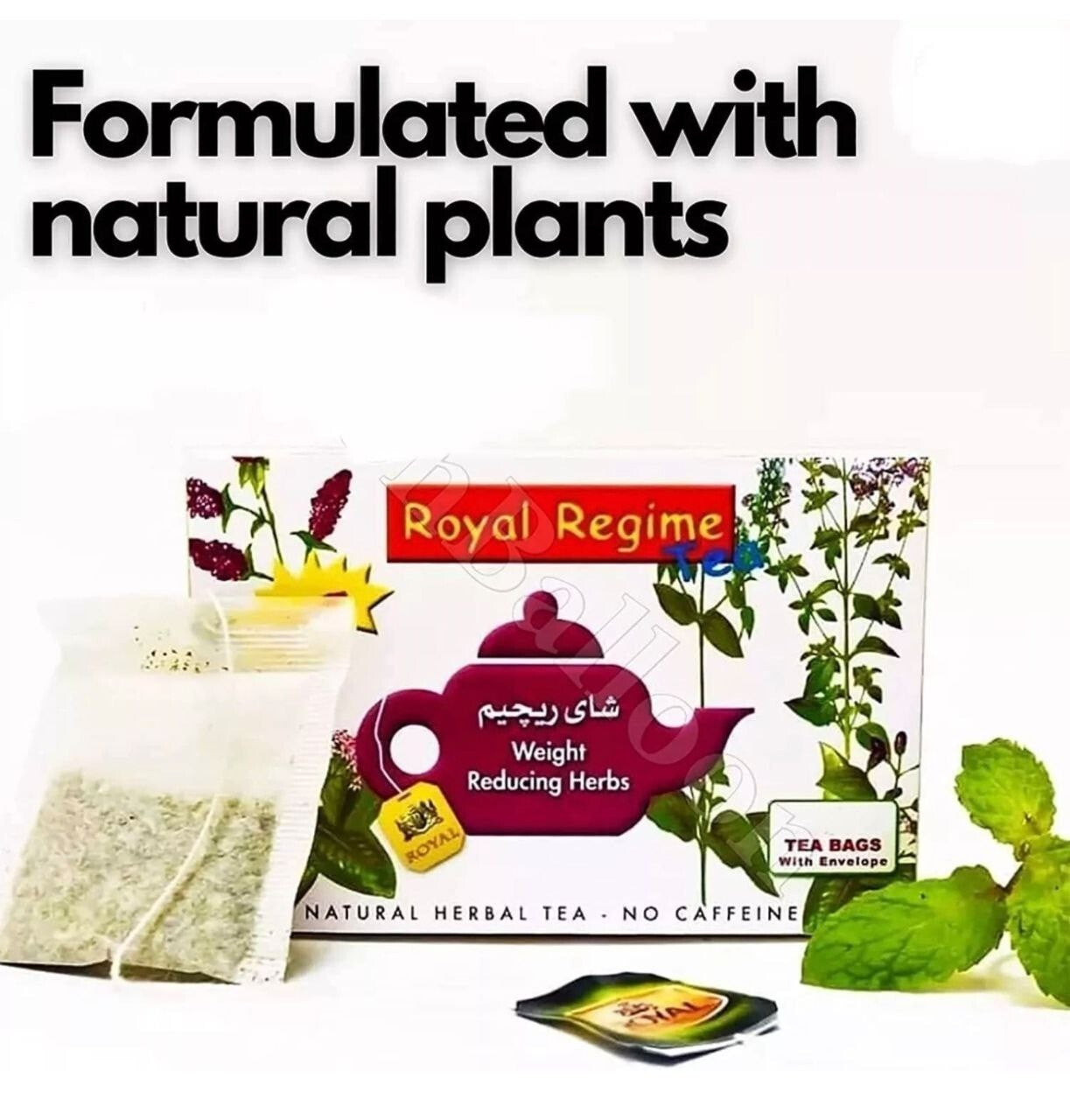Royal Regime Tea made with Herbs for Weight Loss Slimming,Detox Health شاي رجيم - Home Furniture & DIY:Food &