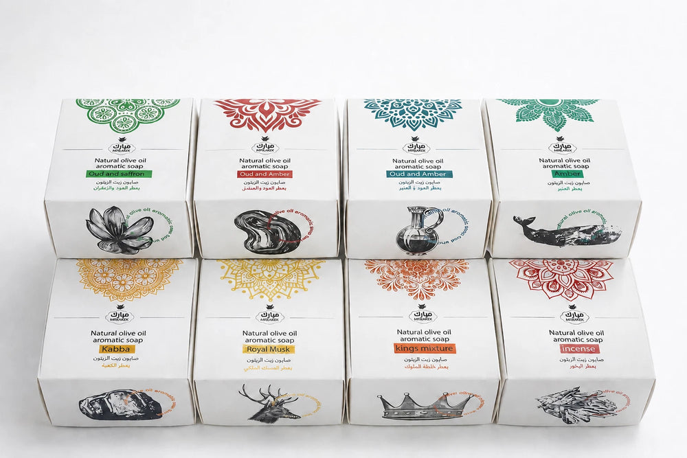 Mübarek Natural Olive Oil Soap – 95% Olive Oil | 150g | Choose Your Fragrance