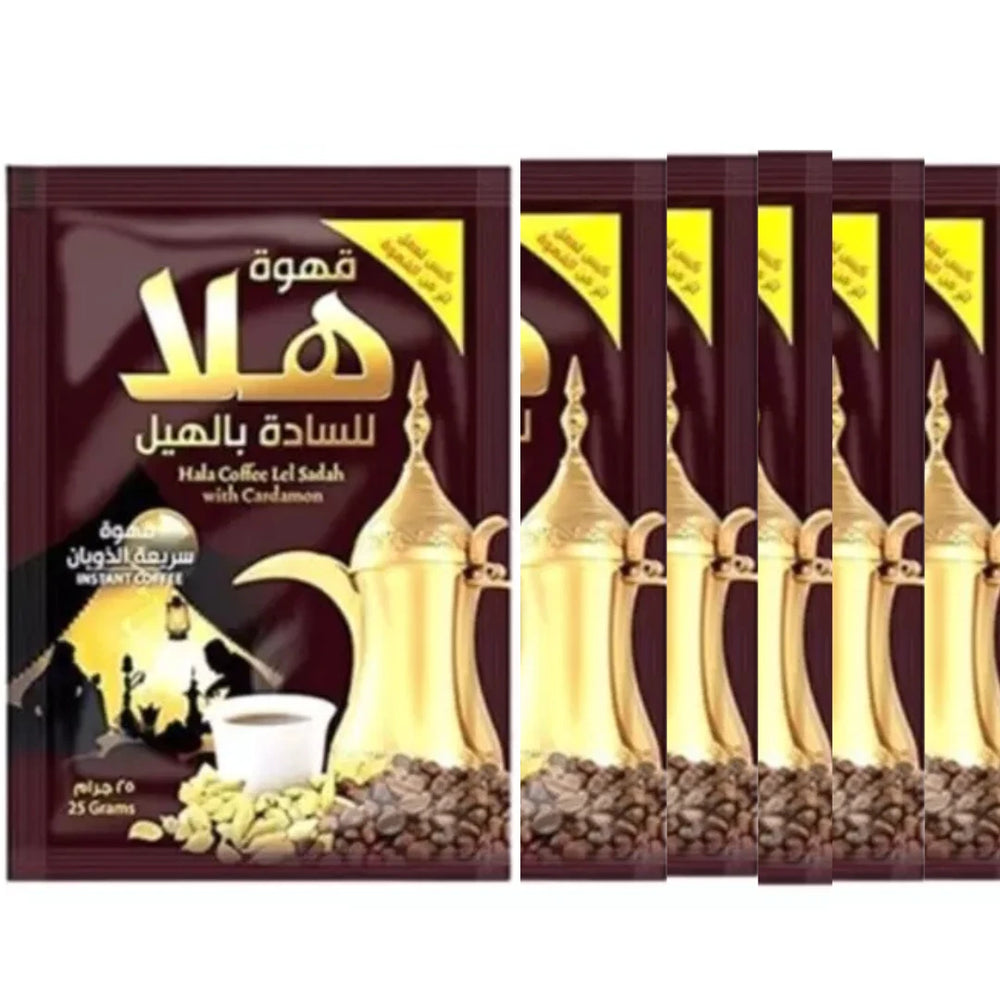 Hala – Arabic Coffee with Cardamom | Instant Sachets | قهوة هلا بالهيل