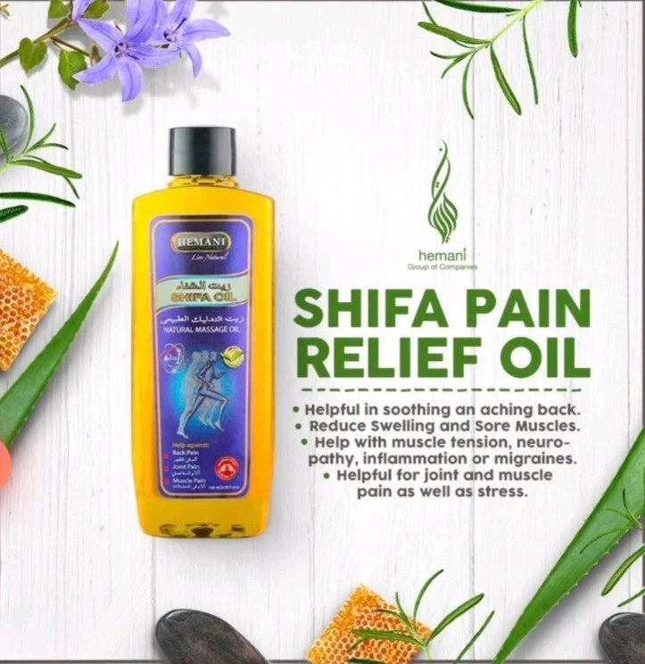 Hemani Shifa Oil – Natural Herbal Massage Oil 100ml