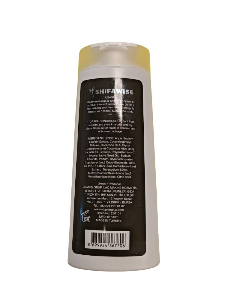 Shifawise Black Seed Range – Capsules 100ml Oil Herbal Shampoo with Black Cumi - Health & Beauty:Natural & Alternative