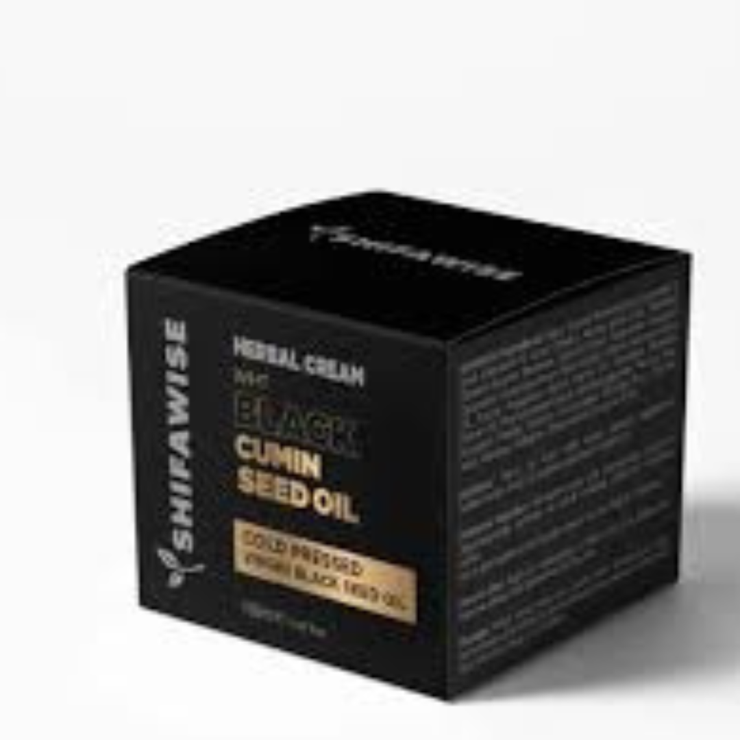 Shifawise Black Seed Range – Capsules 100ml Oil Herbal Shampoo with Black Cumi - Black Seed Rub 80ml (Pure & Authentic)