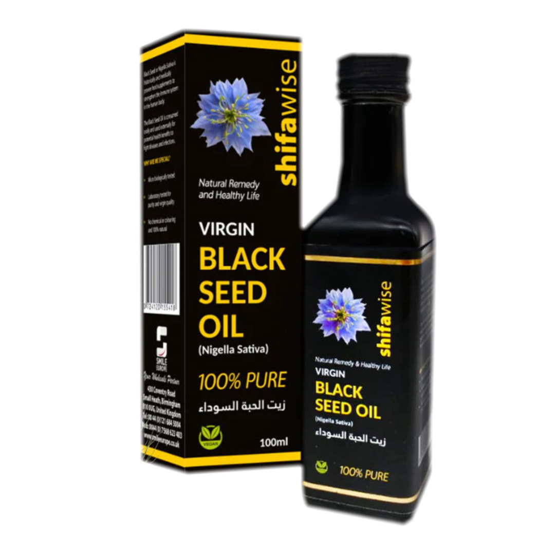Shifawise Black Seed Range – Capsules 100ml Oil Herbal Shampoo with Black Cumi - Health & Beauty:Natural & Alternative