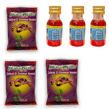 Zahrat El Dammar Sudanese Henna 100g + Messo Mahalabiya Henna Liquid 20ml | حناء - ZahratElDammarHenna(3x100g)Mysore