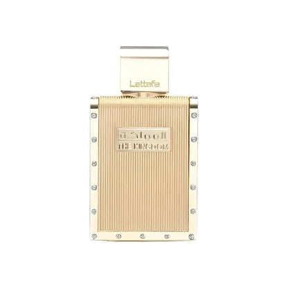The Kingdom for Men EDP 100ml by Lattafa – oriental aromatic fragrance with sage, tobacco, and tonka bean. Elegant, masculine, and long-lasting.