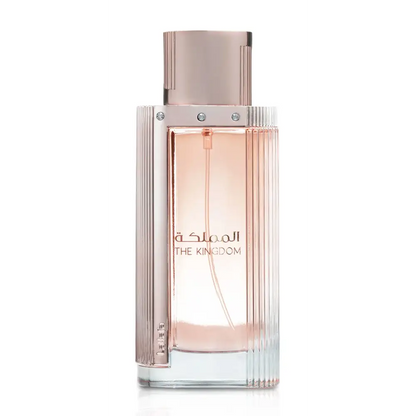 The Kingdom For Women Eau de Parfum 100ml by Lattafa. A floral fruity oriental fragrance for women with long-lasting elegance.