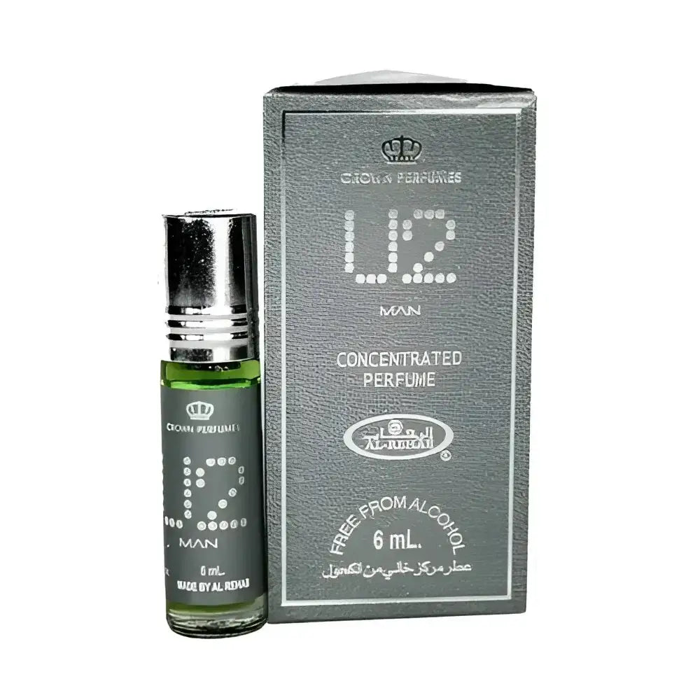Concentrated Perfume Al Rehab 6ml Rollon Fragrance Gift/Halal - U2 MAN يوتومان - Health & Beauty:Fragrances:Unisex