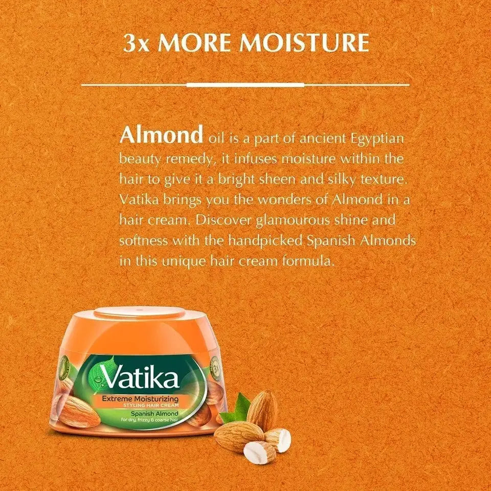 Vatika Hair Cream by Dabur – Natural Care for Every Hair Type (140ml) Vatika - Health & Beauty:Hair Care & Styling:Hair