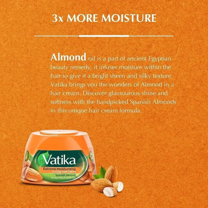 Vatika Hair Cream by Dabur – Natural Care for Every Hair Type (140ml) Vatika - Health & Beauty:Hair Care & Styling:Hair