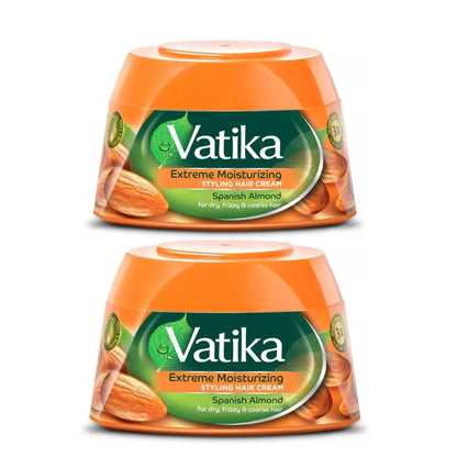 Vatika Hair Cream by Dabur – Natural Care for Every Hair Type (140ml) Vatika - Spanish Almond – Intense Nourishment &
