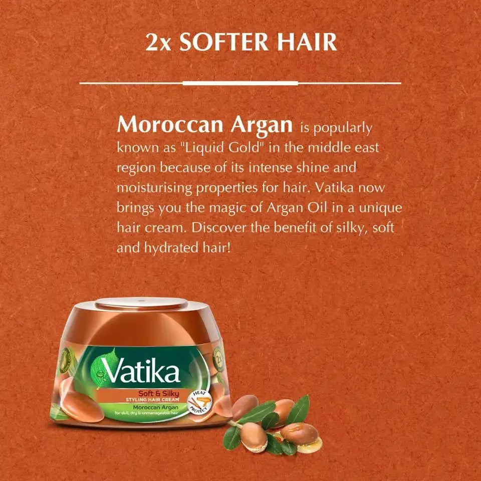 Vatika Hair Cream by Dabur – Natural Care for Every Hair Type (140ml) Vatika - Health & Beauty:Hair Care & Styling:Hair