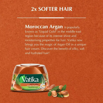 Vatika Hair Cream by Dabur – Natural Care for Every Hair Type (140ml) Vatika - Health & Beauty:Hair Care & Styling:Hair