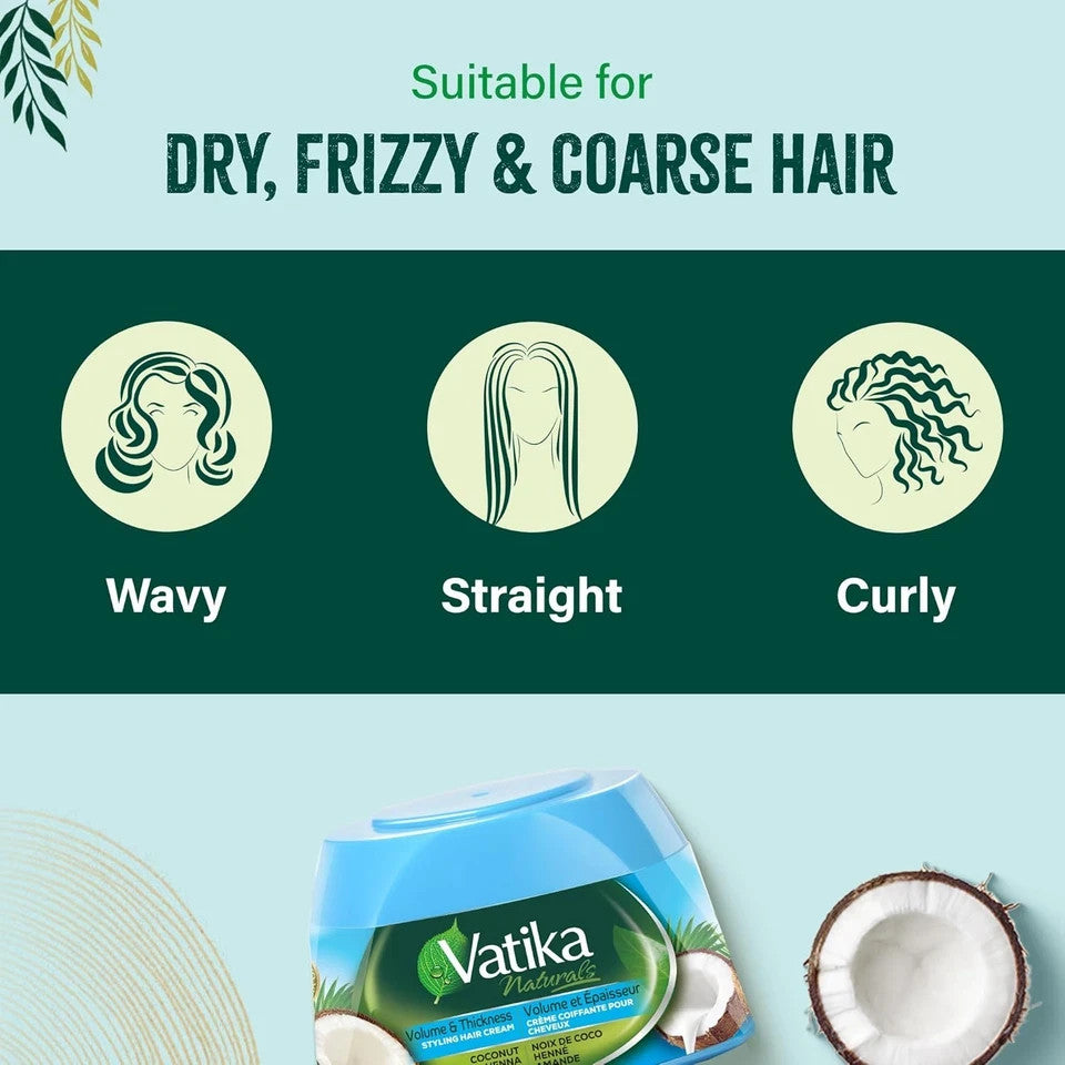 Vatika Hair Cream by Dabur – Natural Care for Every Hair Type (140ml) Vatika - Health & Beauty:Hair Care & Styling:Hair