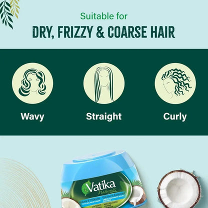Vatika Hair Cream by Dabur – Natural Care for Every Hair Type (140ml) Vatika - Health & Beauty:Hair Care & Styling:Hair