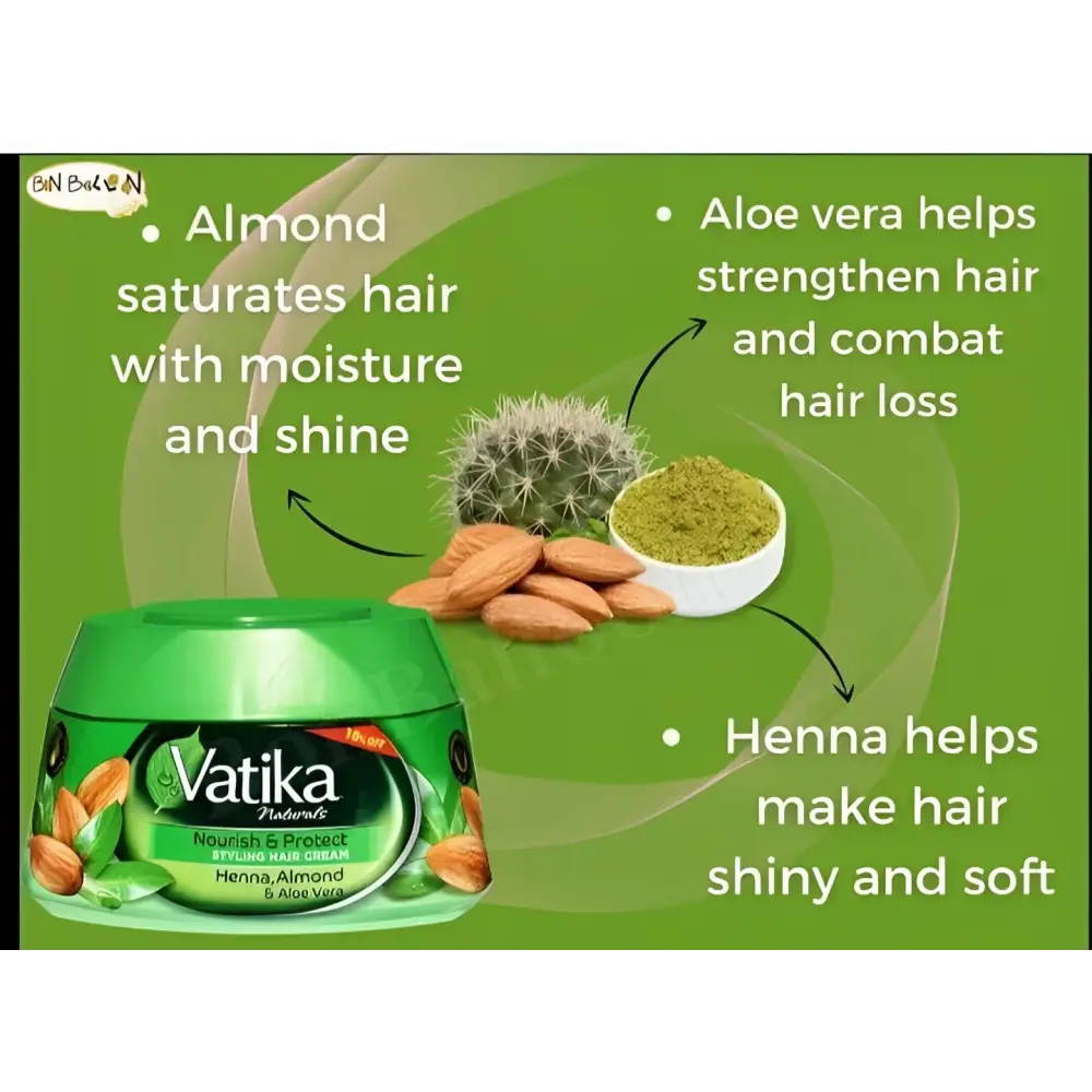 Vatika Hair Cream by Dabur – Natural Care for Every Hair Type (140ml) Vatika - Health & Beauty:Hair Care & Styling:Hair