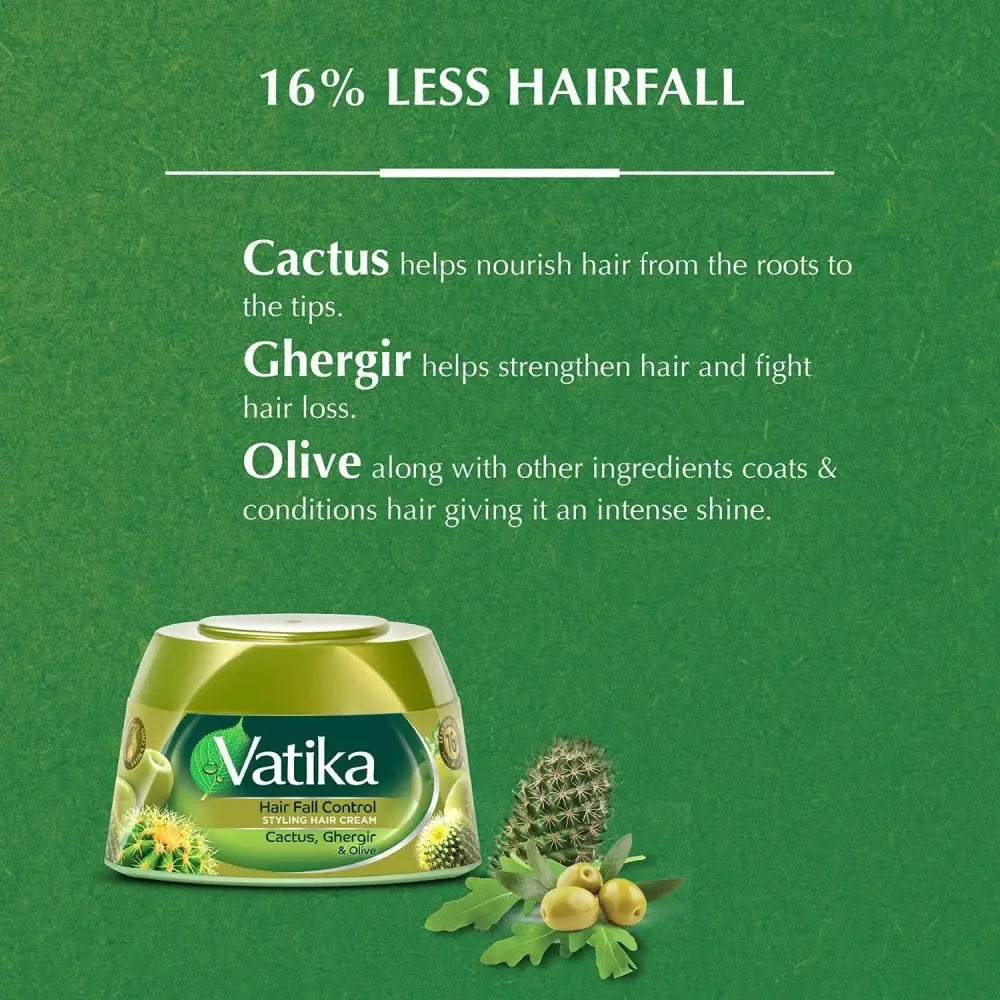 Vatika Hair Cream by Dabur – Natural Care for Every Hair Type (140ml) Vatika - Health & Beauty:Hair Care & Styling:Hair