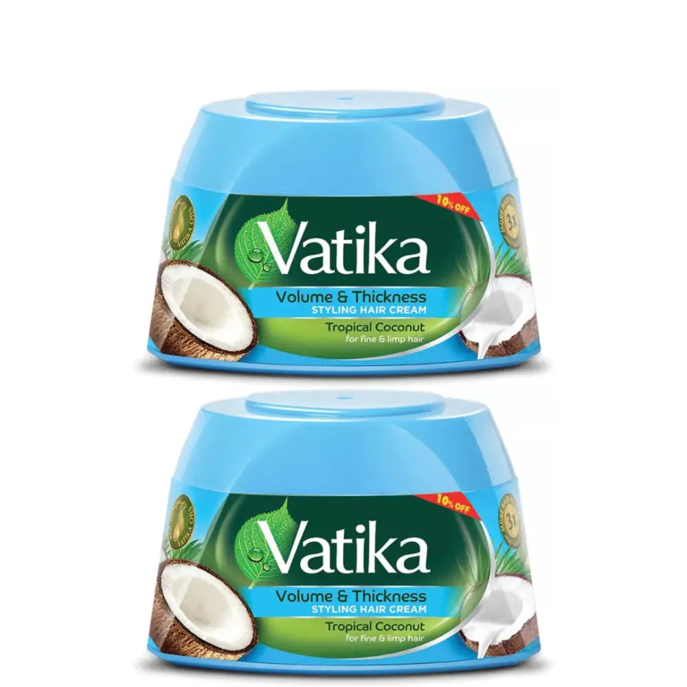 Vatika Hair Cream by Dabur – Natural Care for Every Hair Type (140ml) Vatika - Tropical Coconut – Softness & Daily